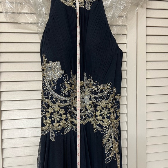 Betsy & Adam Navy Gown - Picture 10 of 12